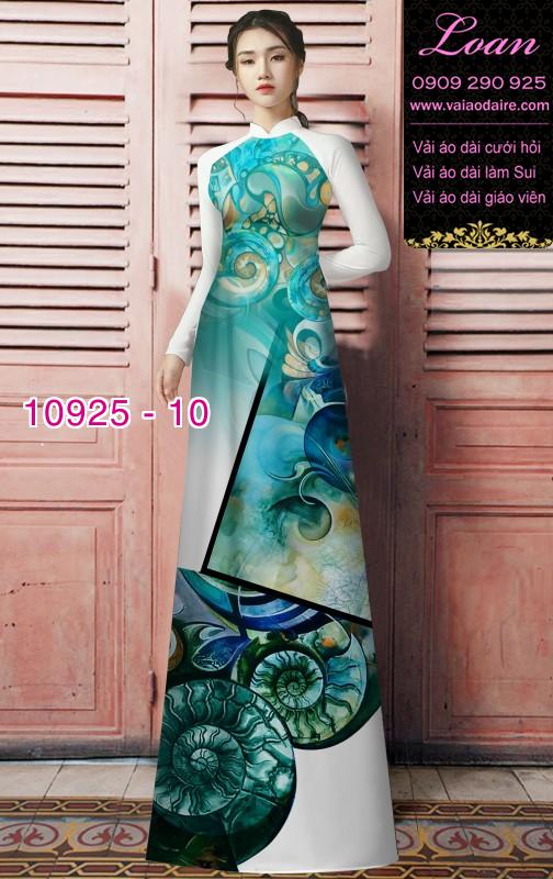 Vải áo dài hoa 3D