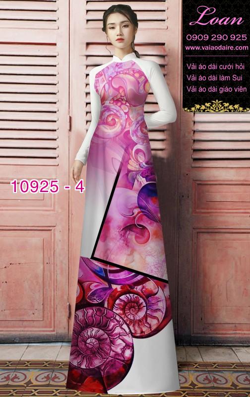 Vải áo dài hoa 3D