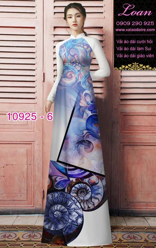 Vải áo dài hoa 3D