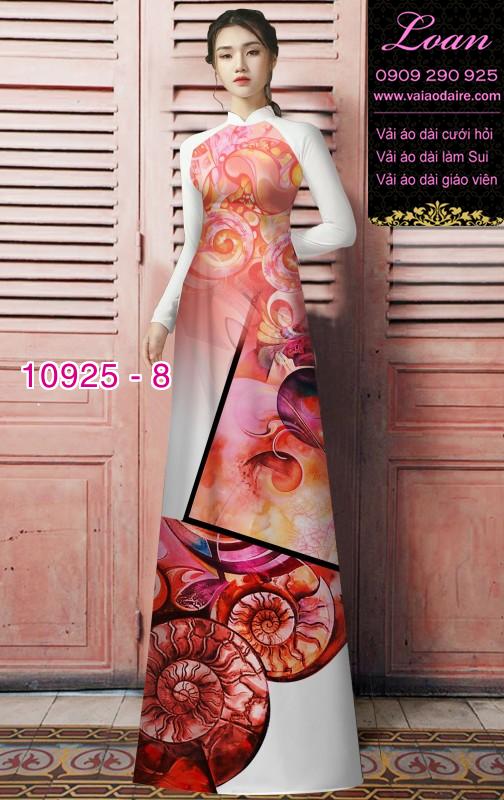 Vải áo dài hoa 3D