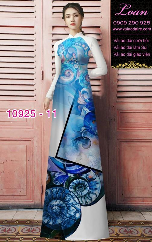 Vải áo dài hoa 3D