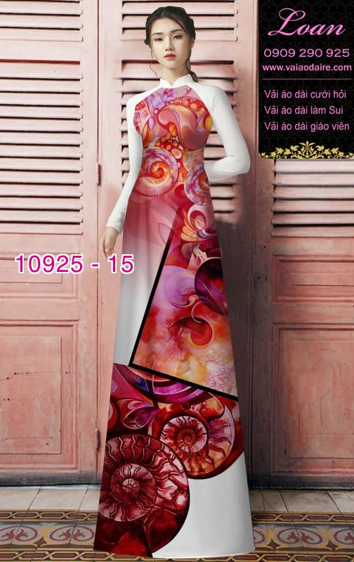 Vải áo dài hoa 3D