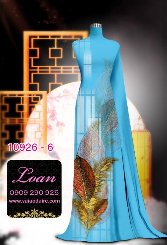 Vải áo dài hoa 3D