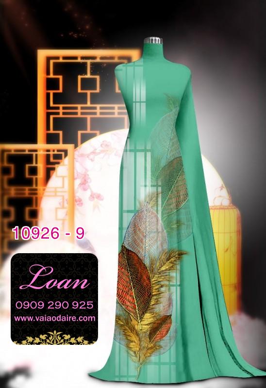 Vải áo dài hoa 3D