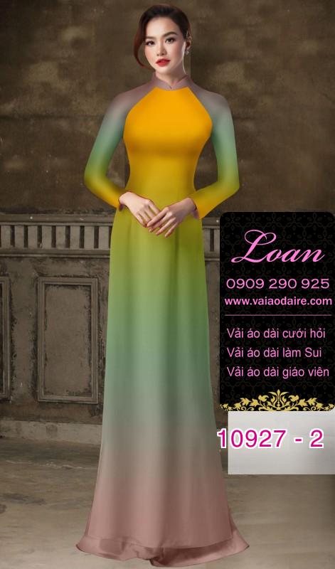 Vải áo dài wat màu