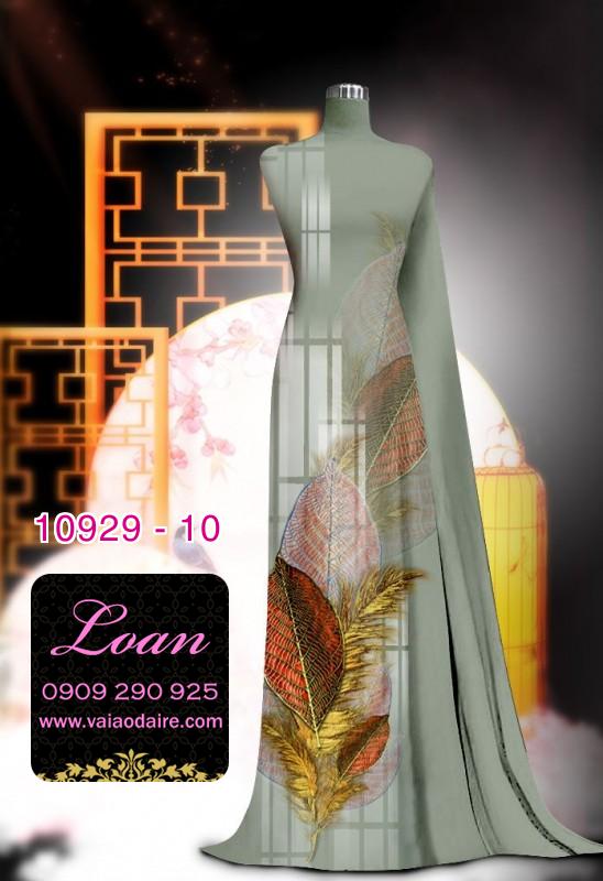 Vải áo dài hoa 3D