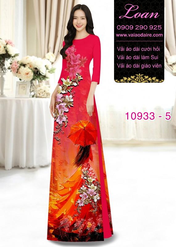 Vải áo dài hình thiếu nữ