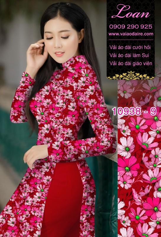 Vải áo dài hoa nhí