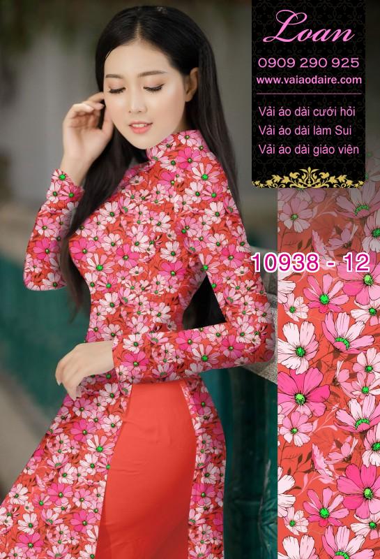 Vải áo dài hoa nhí