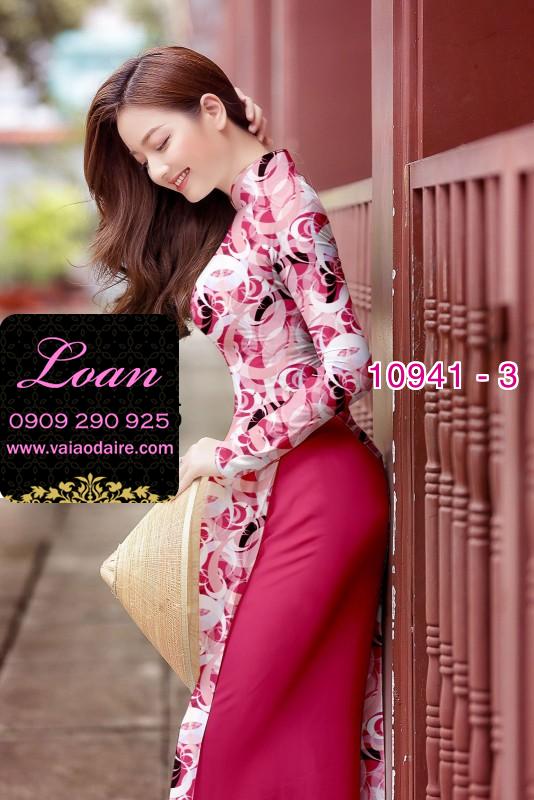 Vải áo dài hoa nguyên áo