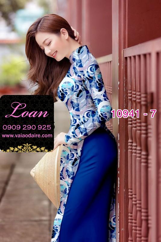 Vải áo dài hoa nguyên áo