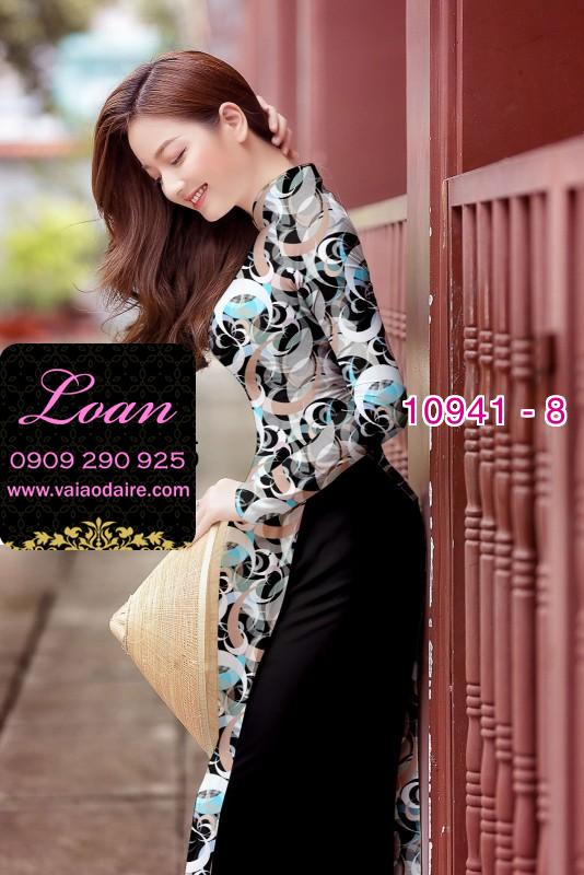 Vải áo dài hoa nguyên áo
