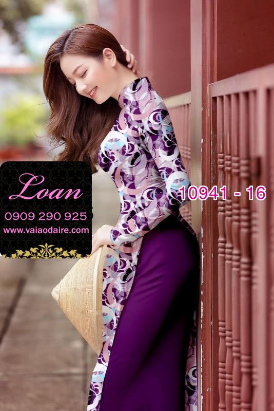 Vải áo dài hoa nguyên áo