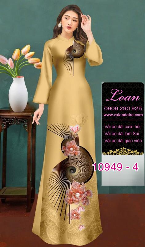 Vải áo dài hoa 3D Vải áo dài hoa 3D