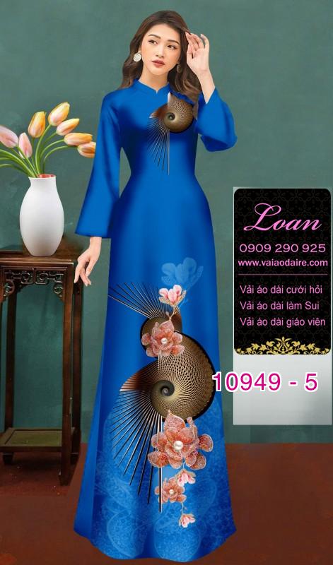 Vải áo dài hoa 3D Vải áo dài hoa 3D