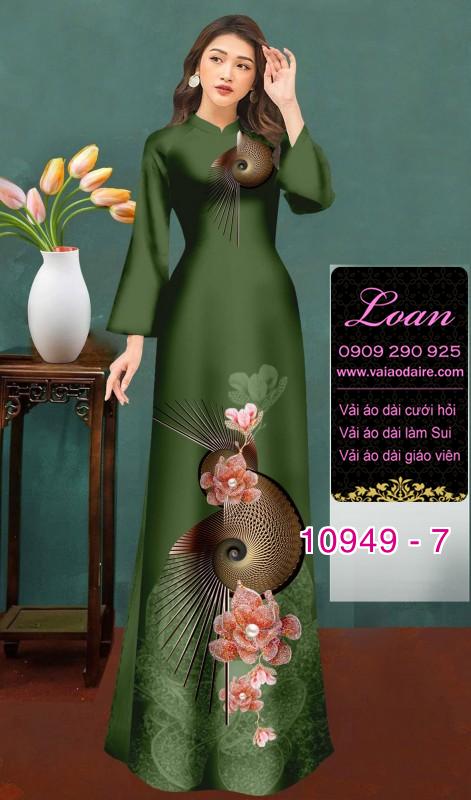 Vải áo dài hoa 3D Vải áo dài hoa 3D