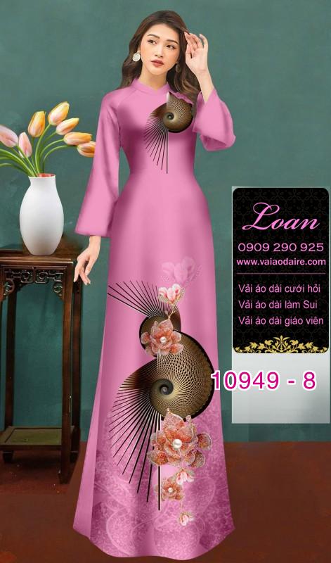 Vải áo dài hoa 3D Vải áo dài hoa 3D