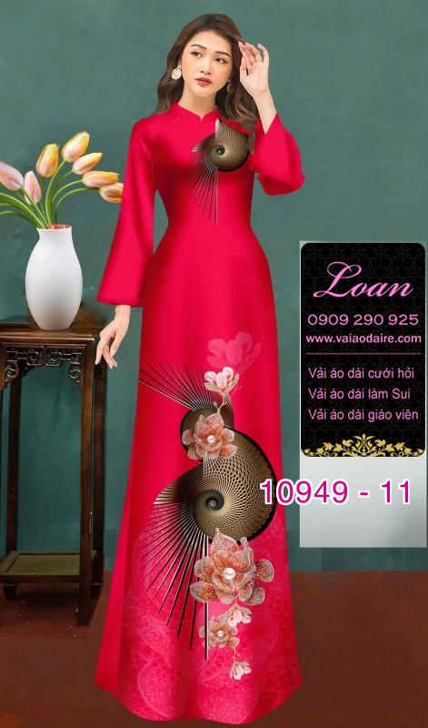 Vải áo dài hoa 3D Vải áo dài hoa 3D
