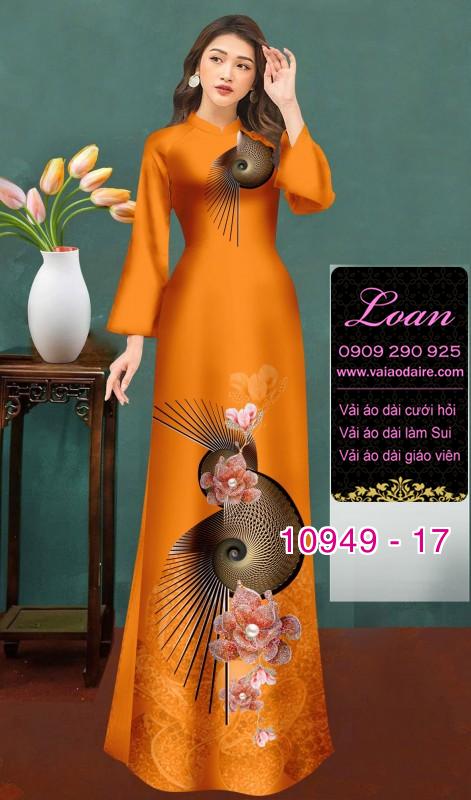Vải áo dài hoa 3D Vải áo dài hoa 3D