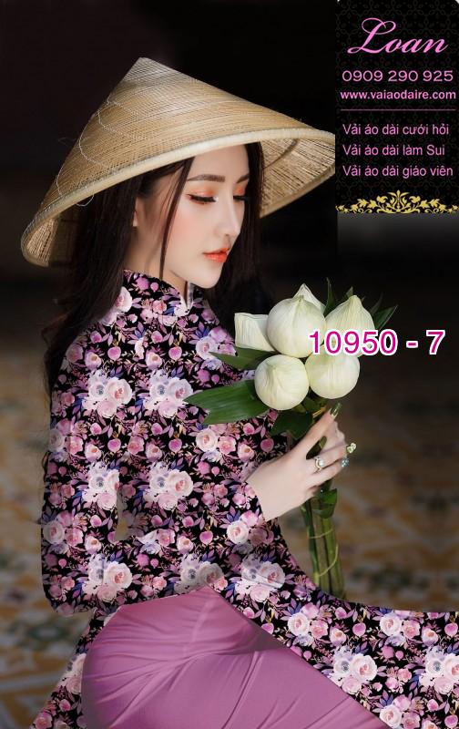 Vải áo dài hoa đều Vải áo dài hoa đều
