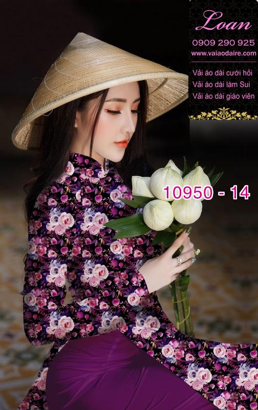 Vải áo dài hoa đều Vải áo dài hoa đều