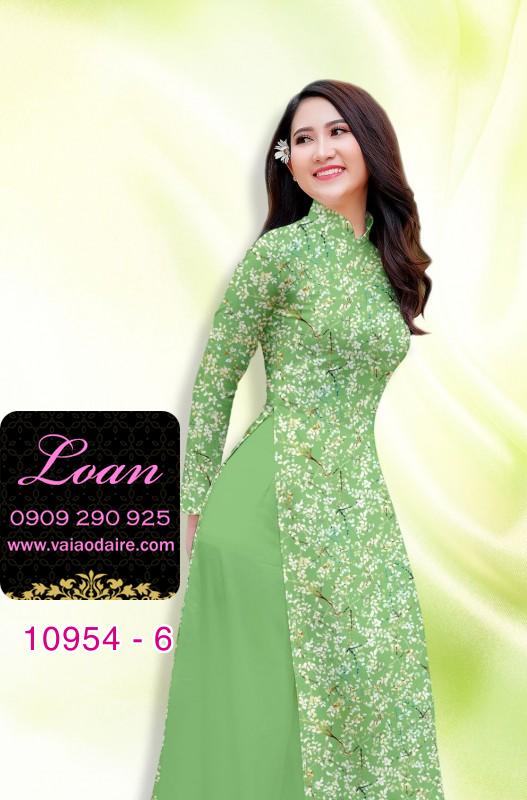 Vải áo dài hoa nhí Vải áo dài hoa nhí