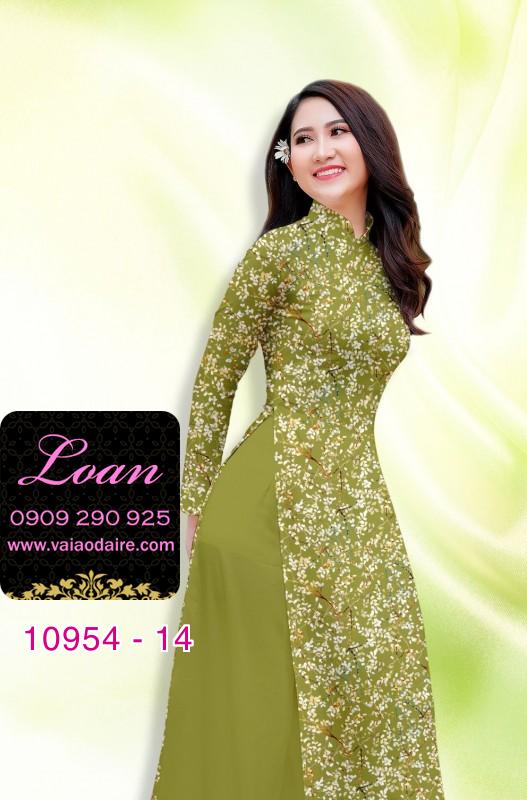 Vải áo dài hoa nhí Vải áo dài hoa nhí