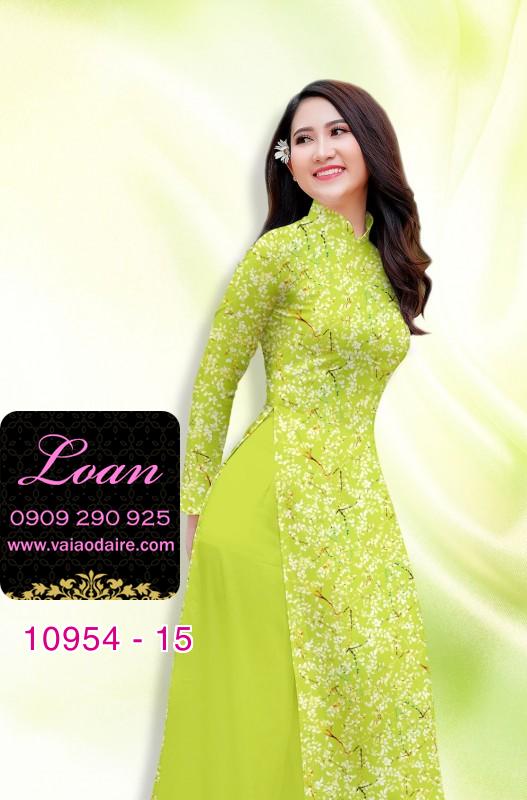 Vải áo dài hoa nhí Vải áo dài hoa nhí