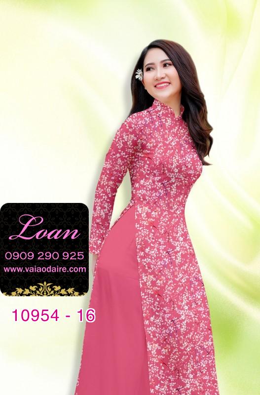 Vải áo dài hoa nhí Vải áo dài hoa nhí