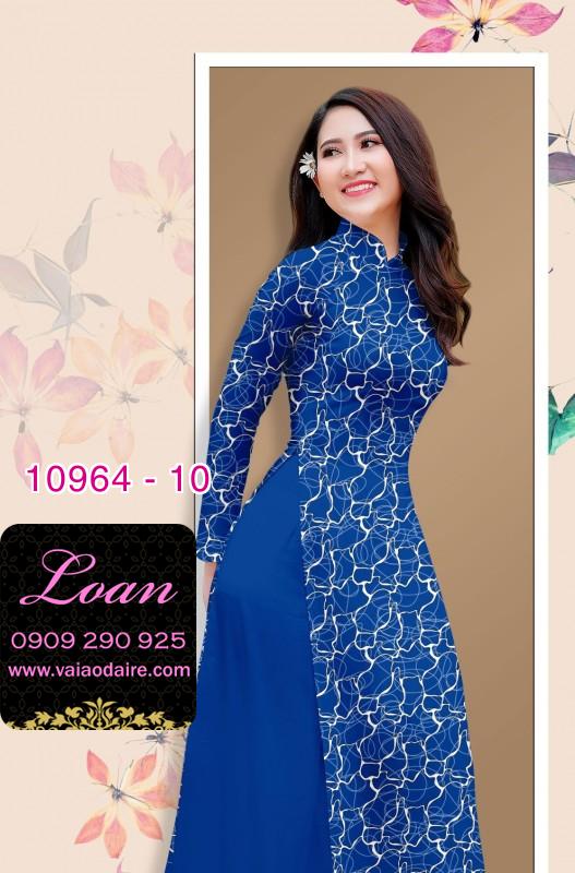 Vải áo dài hoa văn nguyên áo