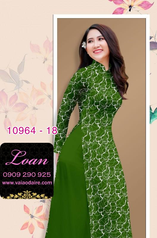 Vải áo dài hoa văn nguyên áo