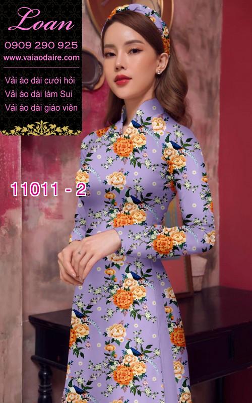 Vải áo dài hoa đều