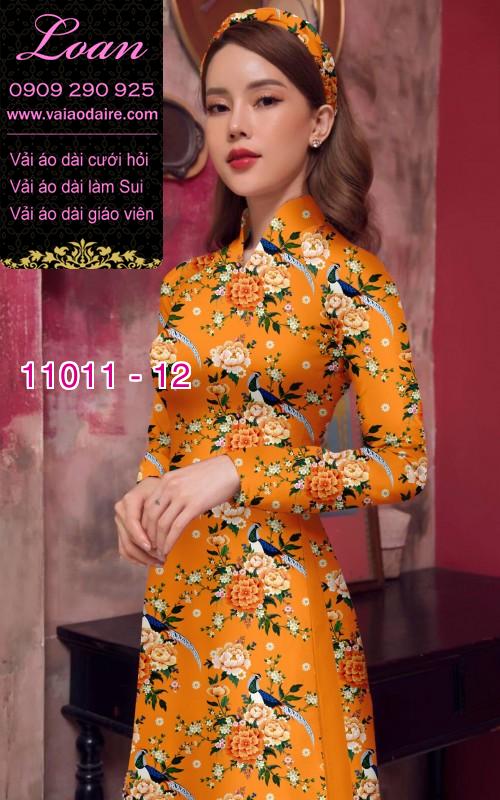 Vải áo dài hoa đều