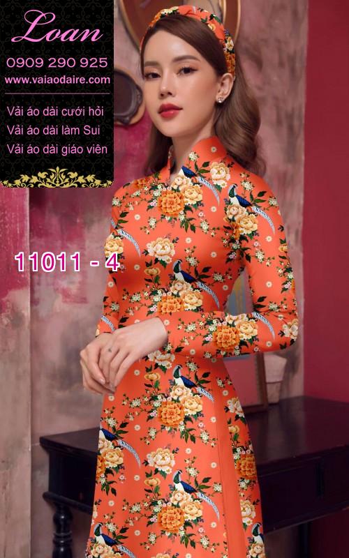 Vải áo dài hoa đều
