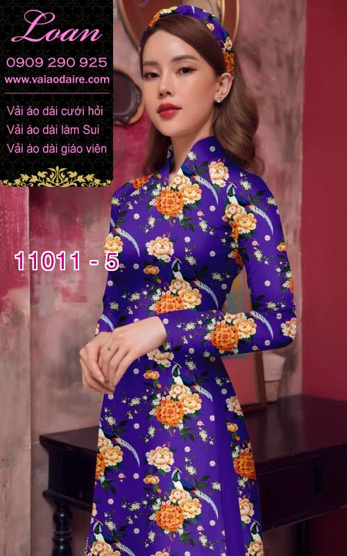 Vải áo dài hoa đều