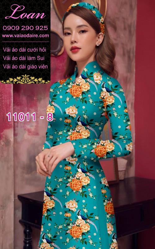 Vải áo dài hoa đều