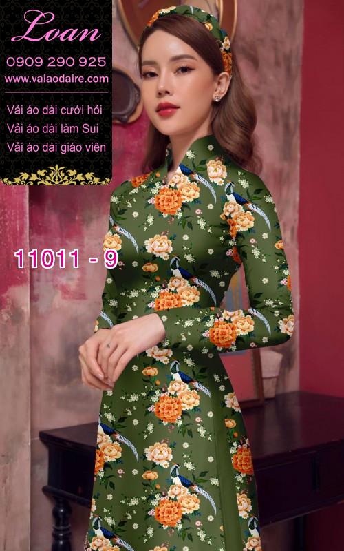Vải áo dài hoa đều