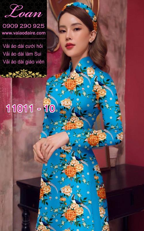 Vải áo dài hoa đều