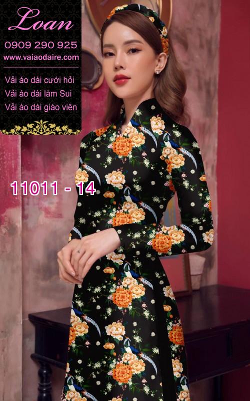 Vải áo dài hoa đều