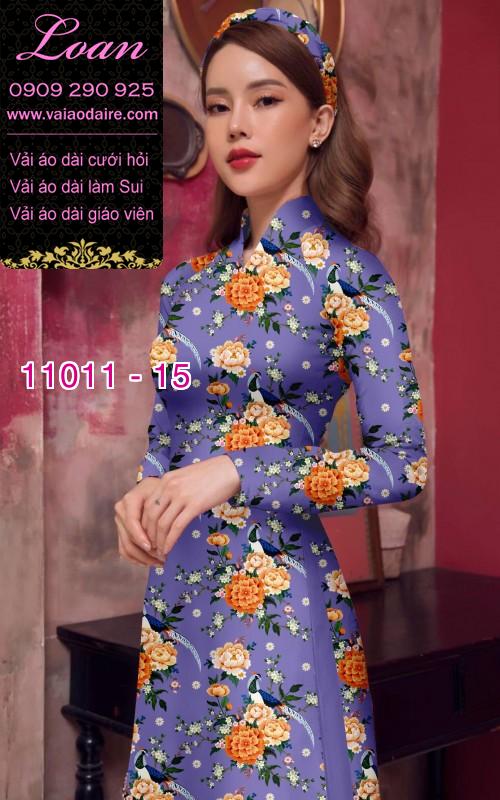 Vải áo dài hoa đều