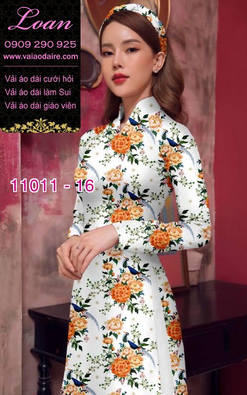 Vải áo dài hoa đều
