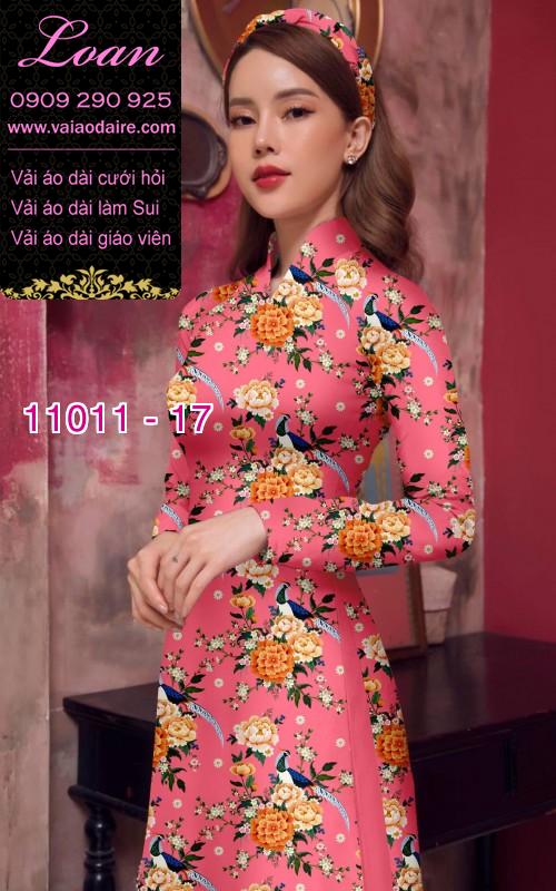 Vải áo dài hoa đều