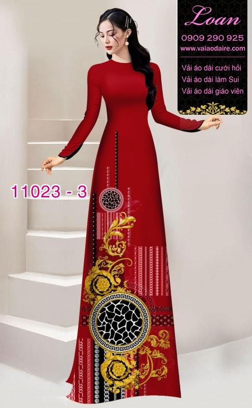 Vải áo dài hoa 3D Vải áo dài hoa 3D