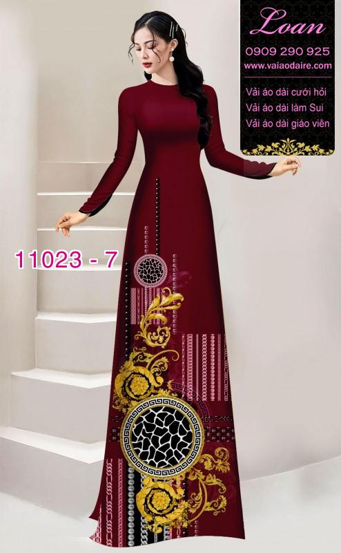 Vải áo dài hoa 3D Vải áo dài hoa 3D