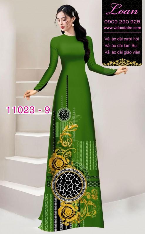 Vải áo dài hoa 3D Vải áo dài hoa 3D