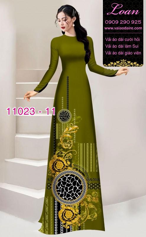 Vải áo dài hoa 3D Vải áo dài hoa 3D