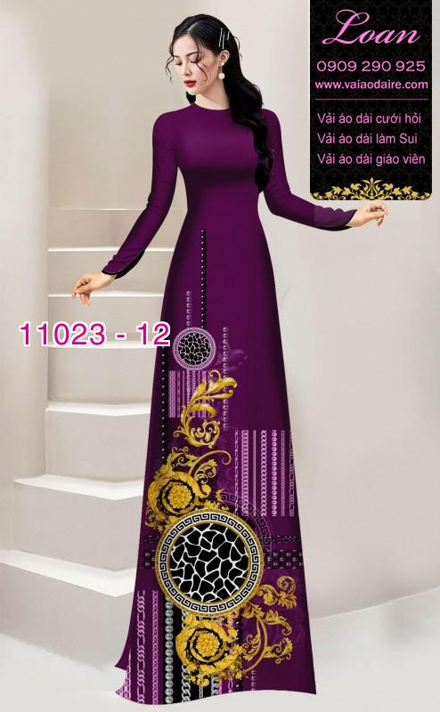 Vải áo dài hoa 3D Vải áo dài hoa 3D