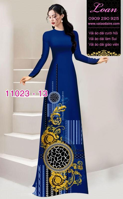 Vải áo dài hoa 3D Vải áo dài hoa 3D