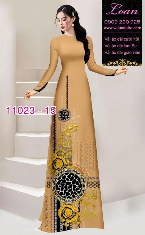 Vải áo dài hoa 3D Vải áo dài hoa 3D