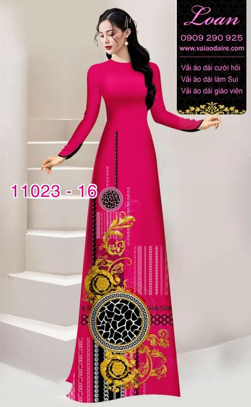 Vải áo dài hoa 3D Vải áo dài hoa 3D
